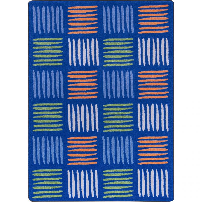 Right Turn 5'4" X 7'8" Area Rug In Color Multi