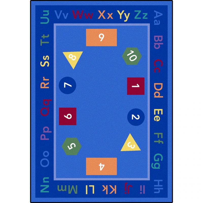 Fun-Damentals 5'4" X 7'8" Area Rug In Color Multi
