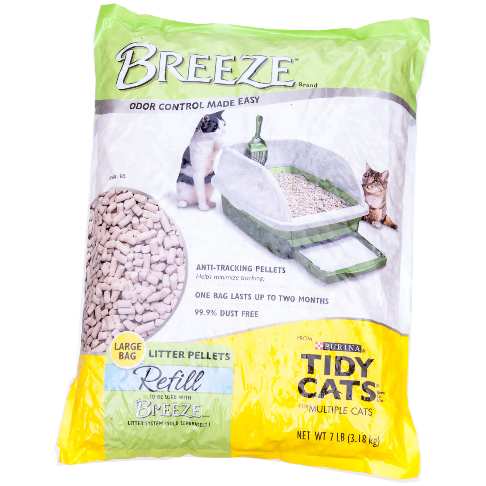 Tidy cats breeze sales pellets 7lb