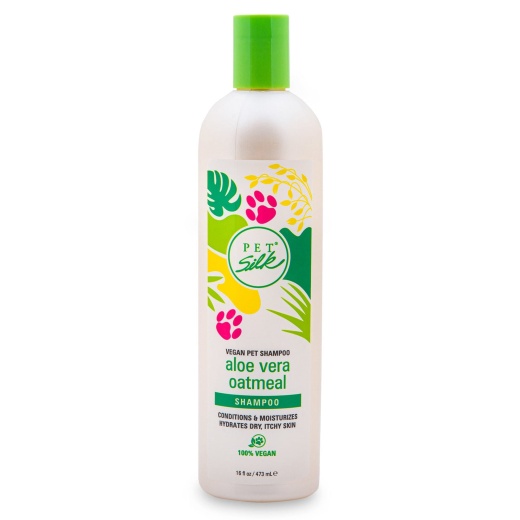 Pet Silk Vegan Aloe Vera Oatmeal Shampoo for Dogs