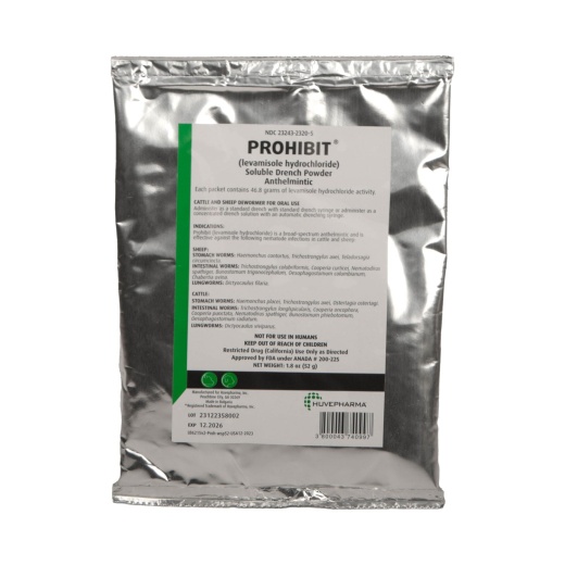 Prohibit Soluble Drench Dewormer For Cattle & Sheep