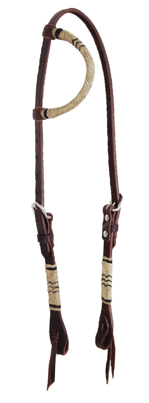 Rawhide Braided Slip Ear Headstall
