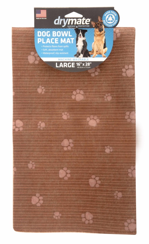 16 x 28 Drymate Pet Bowl Placemat with Slip Resistant Backing