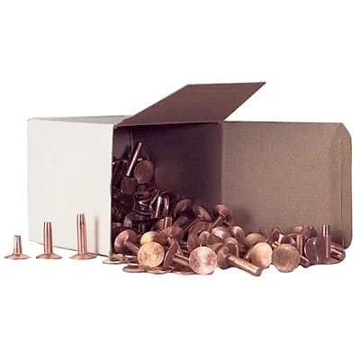 Assorted No. 9 Copper Rivets, 1 Lb