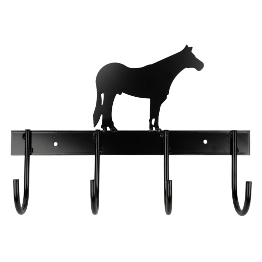 Horse Silhouette Tack Rack