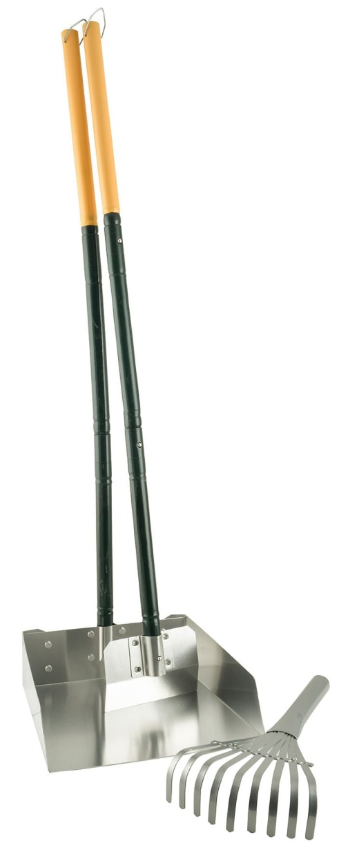 Wee-Wee Outdoor All-in-One Rake, Spade, & Pan Set - Efficient Pet Waste Clean-up Solution