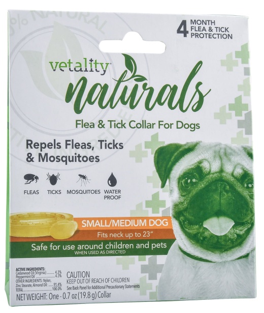 Vetality Naturals Flea & Tick Collar For Dogs