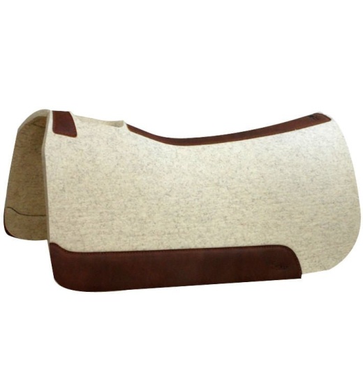 The Rancher 5 Star Saddle Pad, 1-1/8" Natural - Where Performance Meets Comfort
