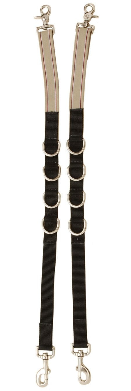 Miniature Adjustable Web Side Reins, Brown by Jt International