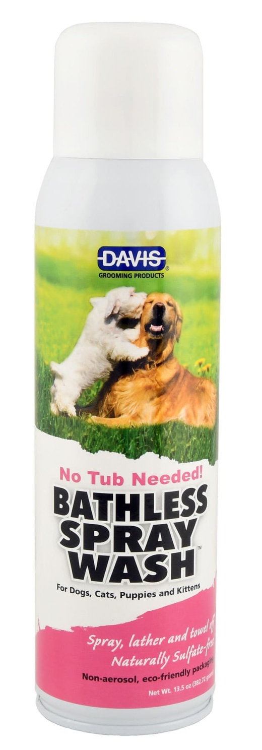 Davis Bathless Spray Wash - Quick and Convenient Pet Clean Solution