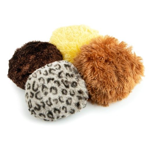 Jeffers 5" Doggie Dotz Plush Squeaker Dog Toy, Each - Assorted / 1 Ct