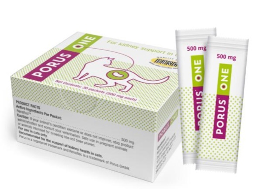 Porus One For Kidney Support In Cats, 500Mg, 30 Ct - 30Ct