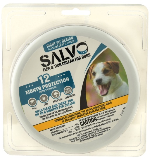 Salvo Flea & Tick Collars For Dogs - Effective Pest Control