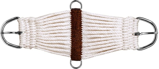 Mustang Pony Wide Cinch, White