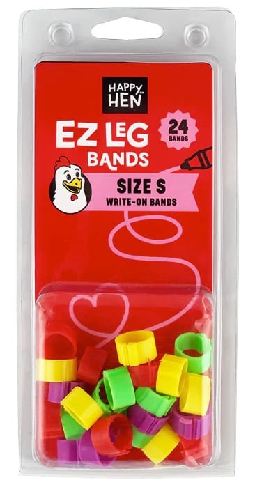 Happy Hen EZ Leg Bands, Assorted - Small