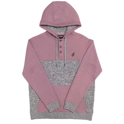 Hooey Jimmy Ladies Hoodie in Purple & Gray