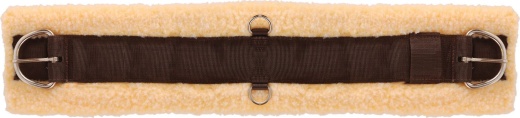 Mustang Nylon Fleece Straight Cinch in Brown