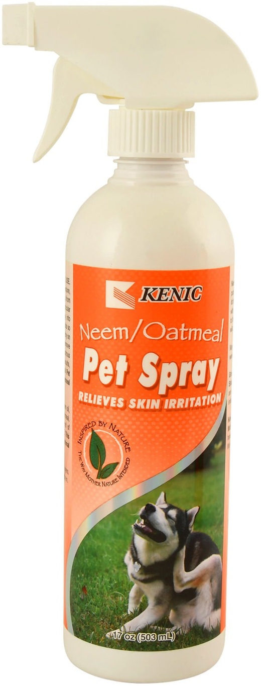 Kenic Neem/Oatmeal Anti-Itch Spray for Cats and Dogs