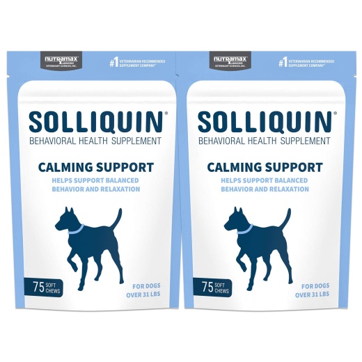 Nutramax Solliquin Soft Chews, 75 Ct 2 Pack / Large Dog