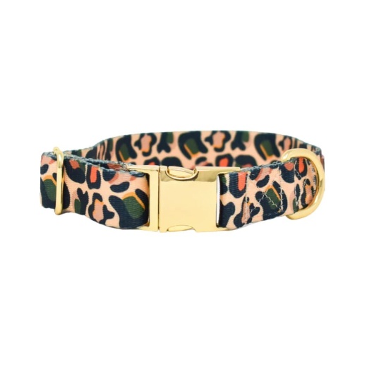 Pink Papyrus Beckett Collar Leopard - Fashionable Dog Collars
