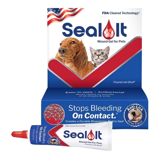 Seal It Wound & Blood Stop Gel For Dogs & Cats - .5Oz (15 Ml)