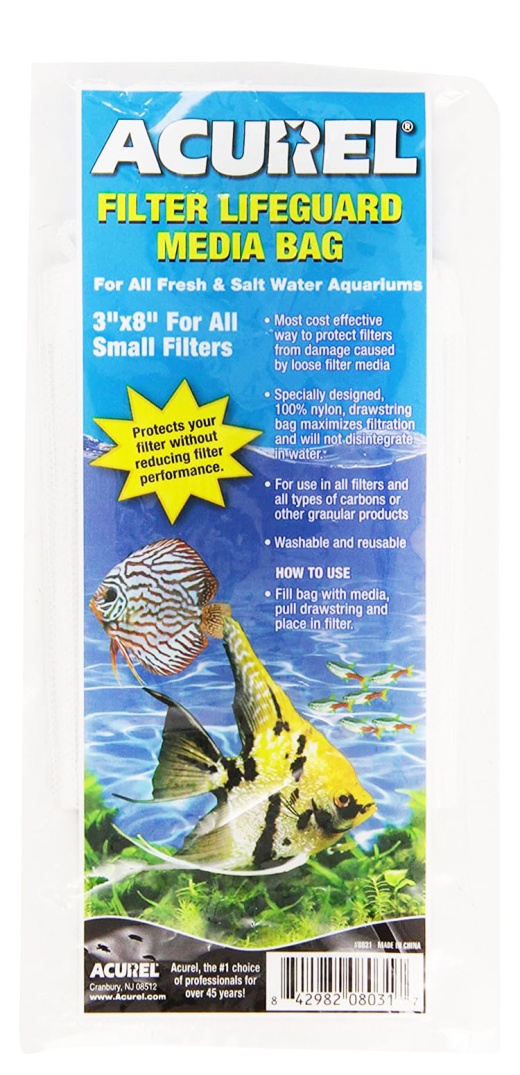 Acurel Carbon Filter Lifeguard Media Bags with Drawstring