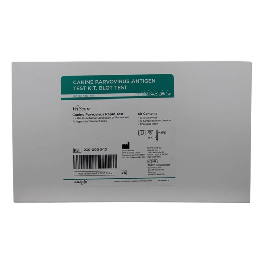 Vetscan Canine Parvovirus Antigen Test Kit