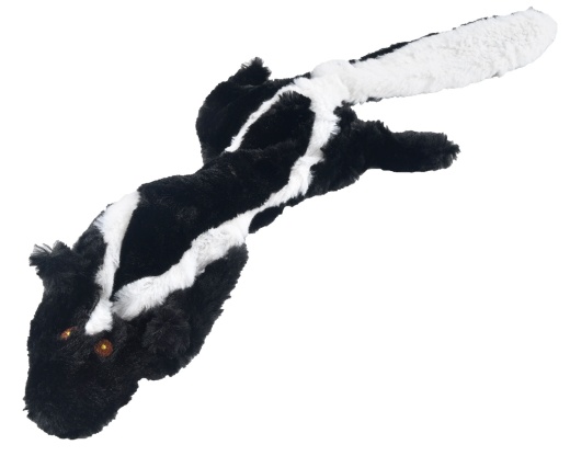 Jeffers Thinnies Unstuffed Rope Squeaker Dog Toys, 21"l Unstuffed (No Squeaker Or Rope) / Skunk / Single