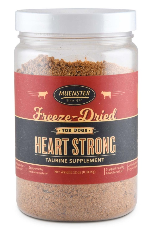 Heart Strong Freeze-Dried Taurine Supplement For Dogs - 12 Oz