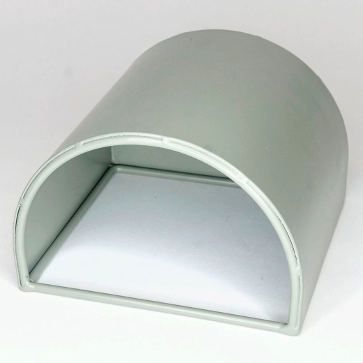 Little Buster Quonset Hut in Silver - The Ultimate Habitat Expansion for Small Pets