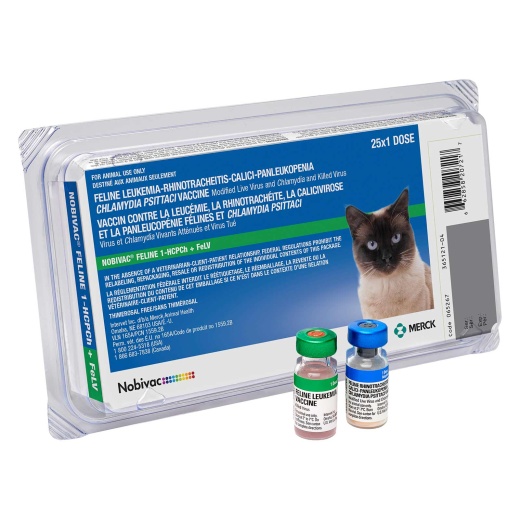 Nobivac Feline 1-HCPCh+FeLV Cat and Kitten Vaccine