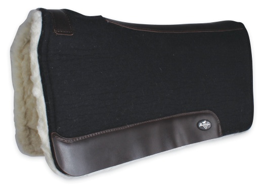 Steam-Pressed Saddle Pad With Fleece Bottom