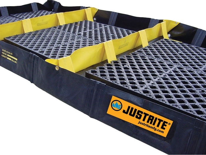 6' X 16' X 8", 478 Gallon Spill Capacity, 3Zone Decontamination Spill