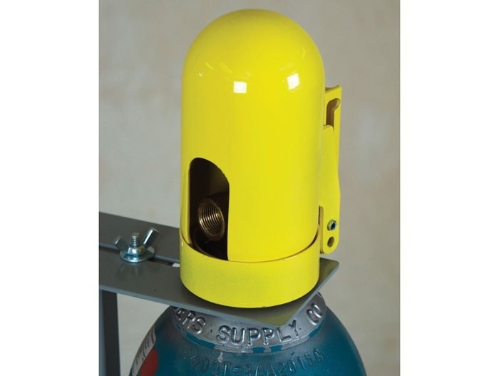 Safety Snap Cap For Gas Cylinders, High Pressure-Fine Thread