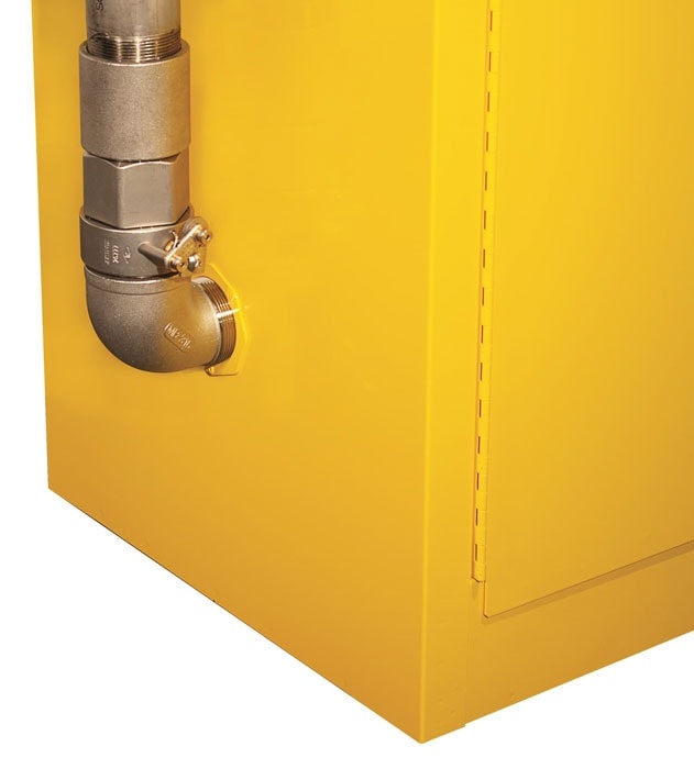 Thermally-Actuated Damper For Venting Cabinets, 2" Connection, Safe-T-Vent™
