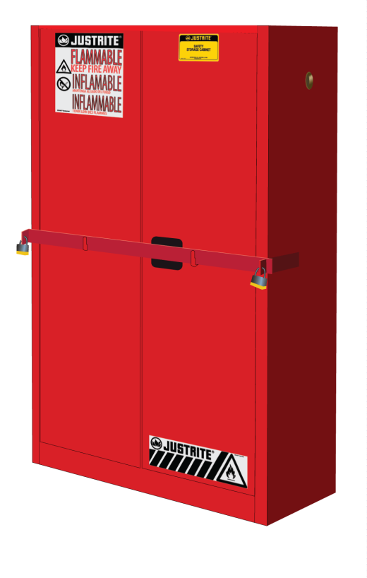 45 Gallon High Security Flammable Cabinet with Steel Bar