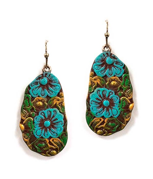 Flower Paint Earring