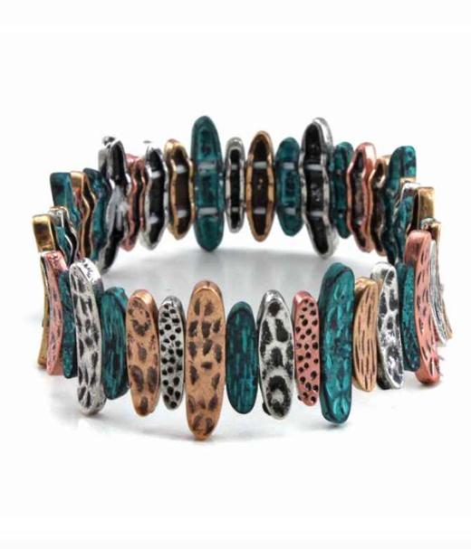 Chico Style Vintage Metal Stretch Bracelet