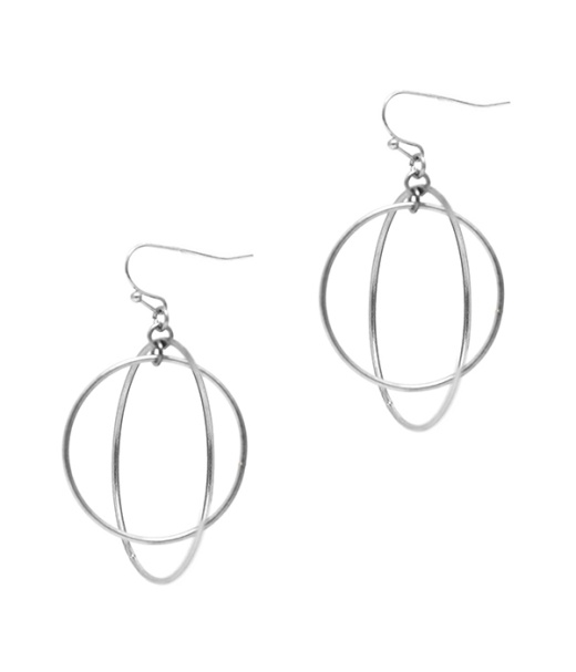 Double Metal Hoop Earrings