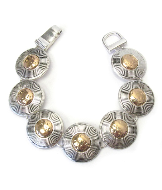 Multi Disc Lilnk Magnetic Bracelet