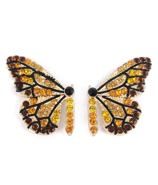 Crystal Butterfly Earring - Wholesale 462463
