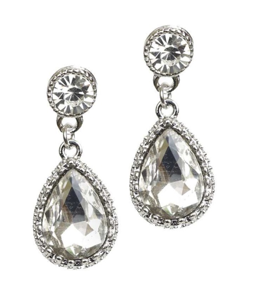 Crystal Teardrop Earrings