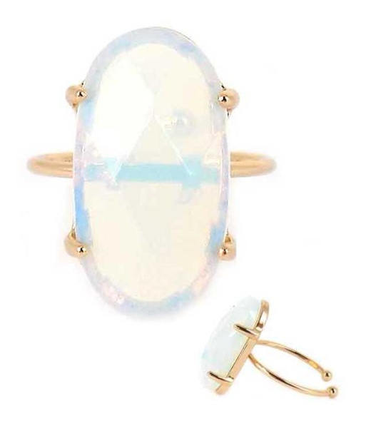 Semi Precious Stone Adjustable Ring