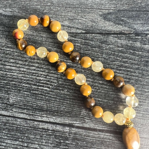 Solar Plexus Chakra Mala Bracelet
