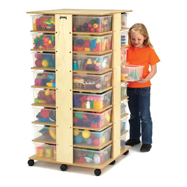 Jonti-Craft® 32 Tub Tower - With Clear Tubs