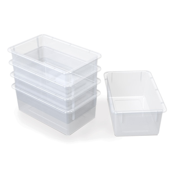 Jonti-Craft® 30 Cubbie-Tray Mobile Storage - With Clear Trays