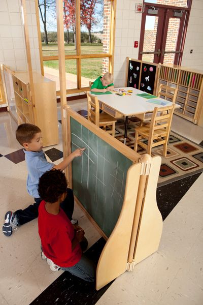 Jonti-Craft® Homework Station - With Clear Paper-Trays