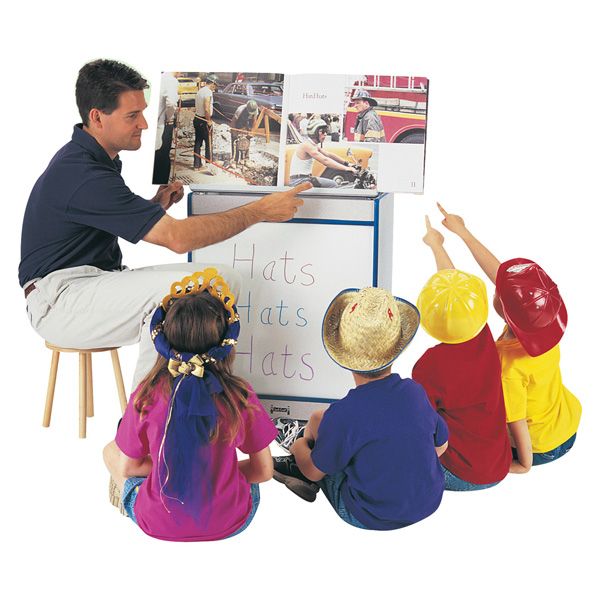 Rainbow Accents® Big Book Easel - Write-N-Wipe - Red