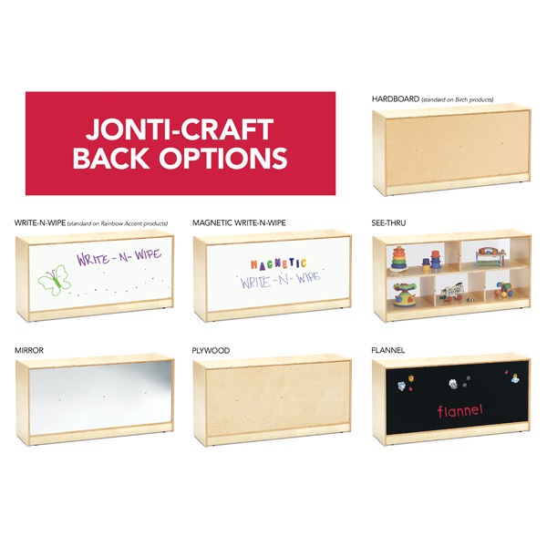 Jonti-Craft® Toddler Corner Coat Locker With Step - With Clear Cubbie-Trays