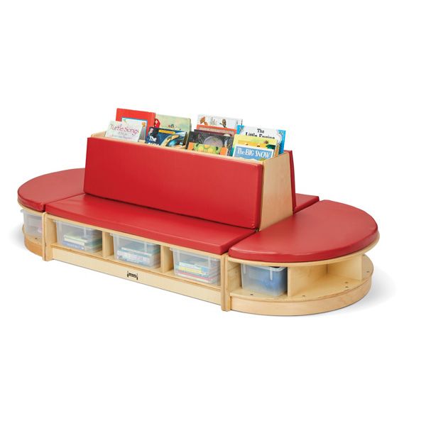 Jonti-Craft® Read-A-Round Couch - Red